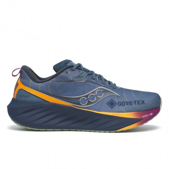 Men's Saucony Triumph 22 GTX Mirage|Navy, Size 7.5M  - S20966-253