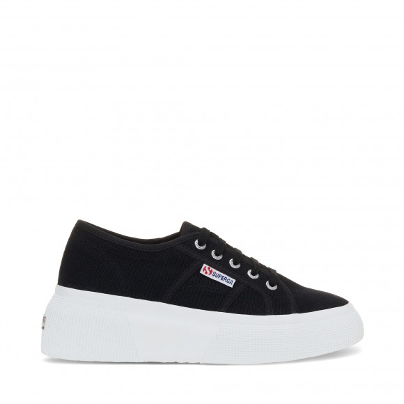 Superga - 2287 BUBBLE - Lady Shoes - Wedge - Woman - BLACK - S2132LW