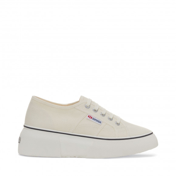 Superga - 2287 BUBBLE LINE - Lady Shoes - Wedge - Woman - BEIGE NATURAL-FAVORIO - S2138SW