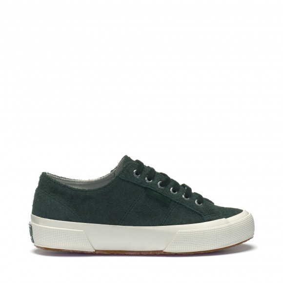 2750 OG HAIRY SUEDE - Le Superga - Low Cut - Unisex - GREEN DK FOREST-FAVORIO - S3122NW