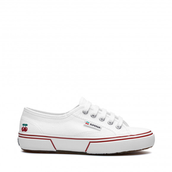 2750 CHERRY BACK - Le Superga - Low Cut - Unisex - WHITE-RED BERRY - S31387WPHAA0335