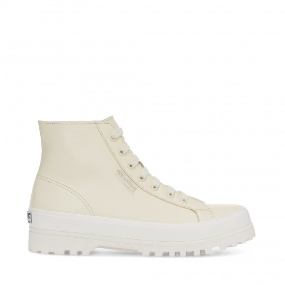 Superga - 2341 ALPINA NAPPA - Ankle Boots - Laced - Unisex - BEIGE NATURAL TOTAL-MATTE-F AVORIO - S41188W