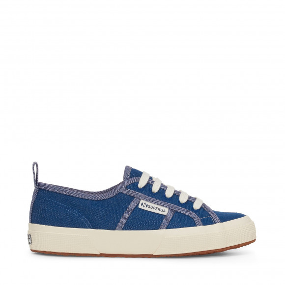 2750 REVERSE DENIM - Le Superga - Low Cut - Unisex - BLUE-VIOLET-OFF WHITE - S4123XW