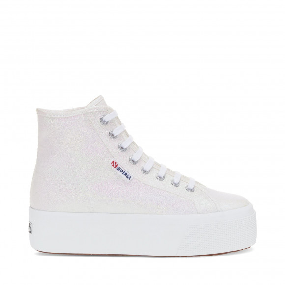 Superga - 2708 HI TOP LAME - Lady Shoes - Wedge - Woman - IRIDESCENT - S4128DW