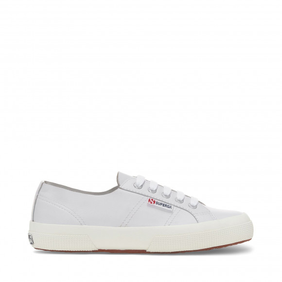 2750 UNLINED NAPPA - Le Superga - Sneaker - Woman - OPTICAL WHITE-SILVER-FAVORIO - S4132FW