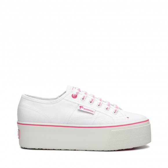 Superga - 2790 BARBIE CLASSIC - Lady Shoes - Wedge - Woman - WHITE-PINK - S5126XWBRBA0141