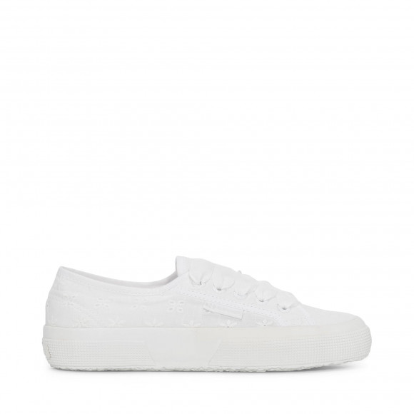 2750 FLOWER SANGALLO - Le Superga - Low Cut - Woman - TOTAL WHITE - S5137JW