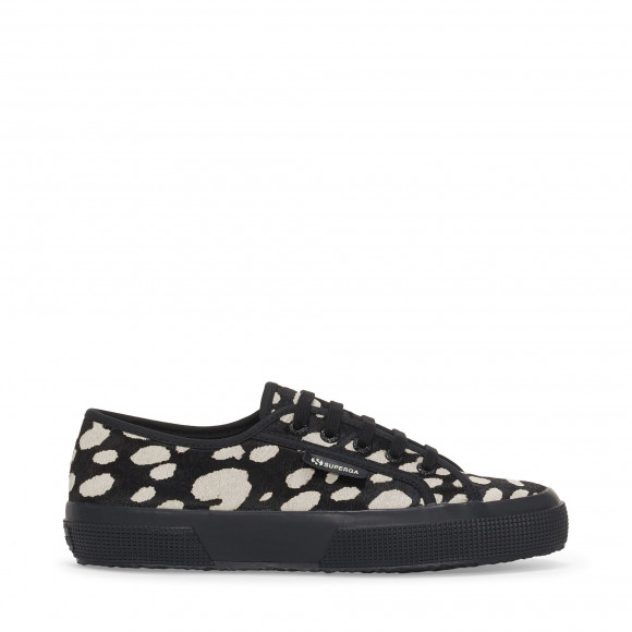 2750 DK DALMATIAN CALF HAIR - Le Superga - Low Cut - Woman - BLACK-BEIGE - S5137SW