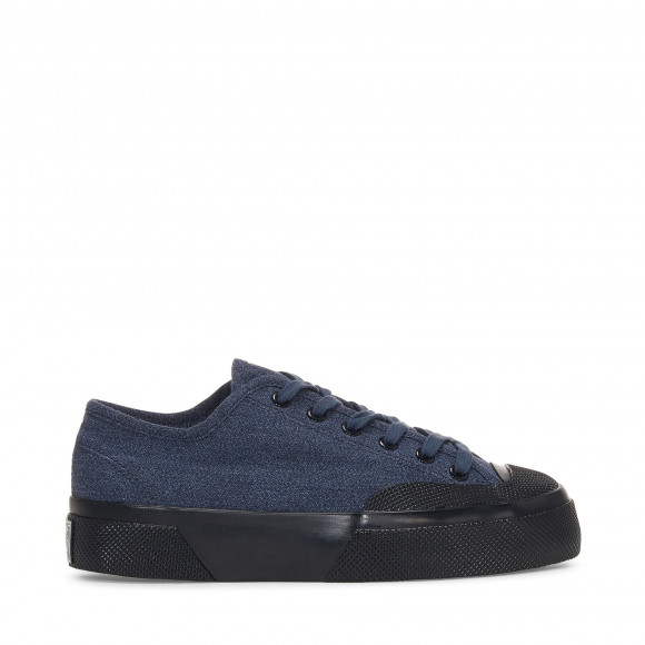 Superga - 2432 SALT PEPPER - Sneakers - Low Cut - Man - BLUE-BLACK - S61316W