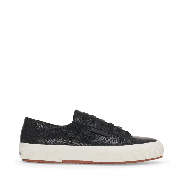 2750 SNAKE LEATHER - Le Superga - Low Cut - Woman - BLACK-FAVORIO - S6134DW