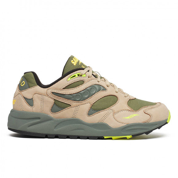 Saucony Grid Shadow 2 Premium Avocado|Beige, Size 5.5M  - S70846-2