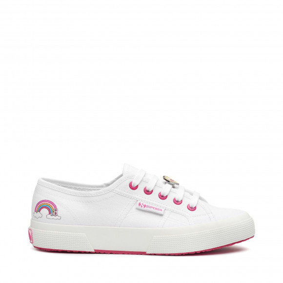 2750 BARBIE MOVIE PINS - Le Superga - Low Cut - Woman - WHITE-FUCHSIA BARBIE - S7132KWBRBA0538