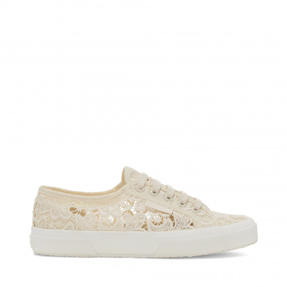 2750 MACRAME - Le Superga - Sneaker - Woman - BEIGE LT EGGSHELL-FAVORIO - S81219W