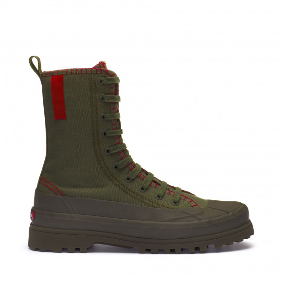 Superga - 2137 ALPINA HIGH SUPERMAX - Ankle Boots - Zip - Woman - CAPULET OLIVE - S8133IWMC3A0336