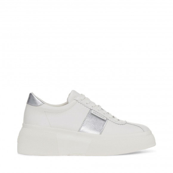 Superga - 2287 BUBBLE METALLIC NAPPA - Lady Shoes - Wedge - Woman - FULL WHITE AVORIO-SILVER - S81363W