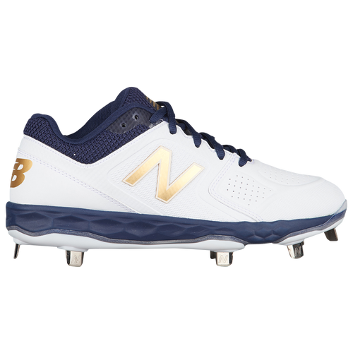 new balance metal cleats navy