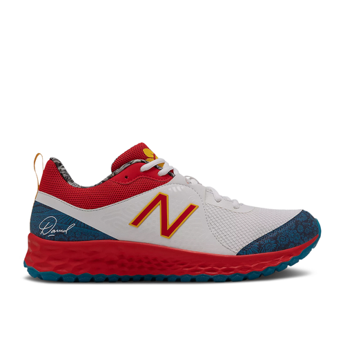 New Balance David Sunflower Seeds x Fresh Foam 3000v5 TF 'White Red' - T3000DS5