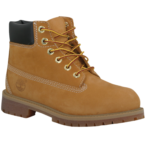 Timberland 6Premium Waterproof Boots - Boys' Preschool Outdoor Boots - Orange-Wheat / Brown - TB012709713