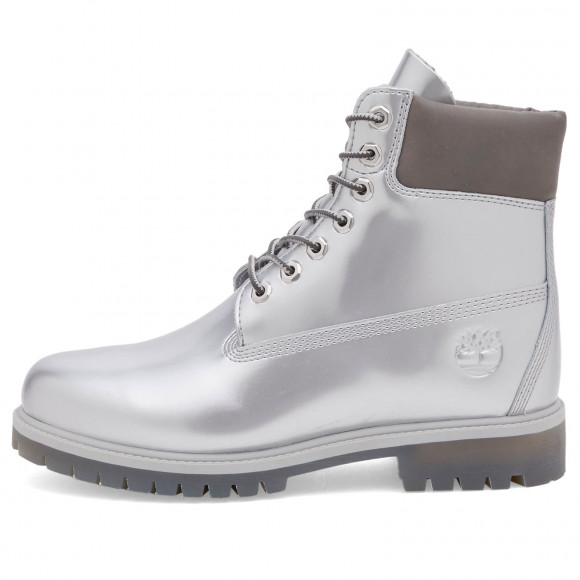 Timberland Women's x Veneda Carter 6" Lace Waterproof Boot in Silver - TB0A6D9MEBN1