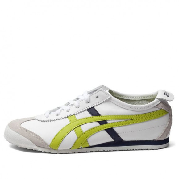 0187 - Onitsuka Tiger Mexico 66 White/Green/Black Athletic Shoes THL7C2 -  gia couture x rhw toe strap sandals item