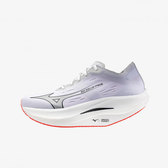 Mizuno Wave Rebellion Pro 2 White/ Harbor Mist/ Cayenne - U1GD241701