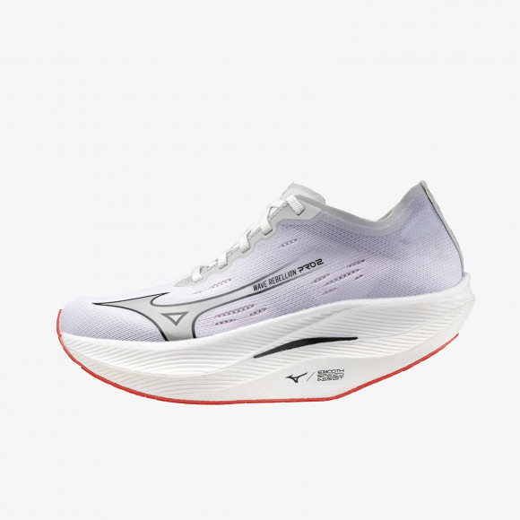 Mizuno Wave Rebellion Pro 2 White/ Harbor Mist/ Cayenne - U1GE241721