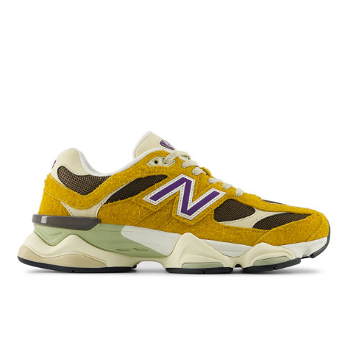 New Balance Unisex 9060 Sneakers - Brown/Purple/Green - U9060SRB