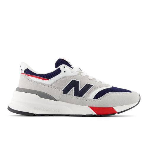 New Balance Unisex 997R in Grey/Blue Suede/Mesh - U997REB