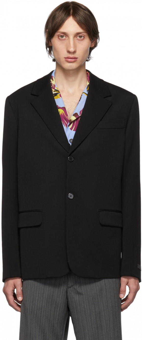 Prada Black Wool Blazer - UGM076-1SSL