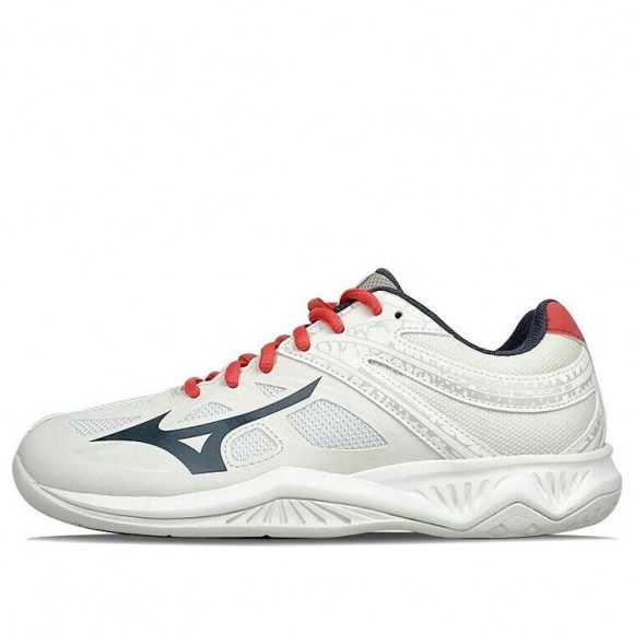 (WMNS) Mizuno Thunder Blade 2 Shoes 'White Red Grey' - V1GC197055