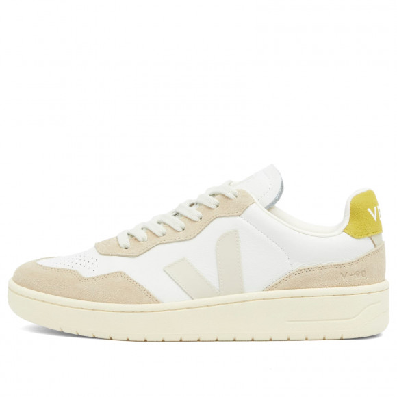 Veja Women's V-90 O. Sneaker in Extra-White Pierre Liquor - VD2003704-WHT