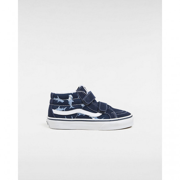 VANS Chaussures À Scratch Sk8-mid Reissue Enfant (4-8 Ans) (into The Blue Blue/multi) Enfant Bleu - VN00018TBER