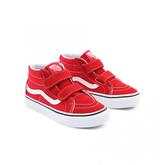 VANS Chaussures Sk8-mid Reissue Velcro Enfant (4-8 Ans) (racing Red/true White) Enfant Rouge - VN00018TH1N