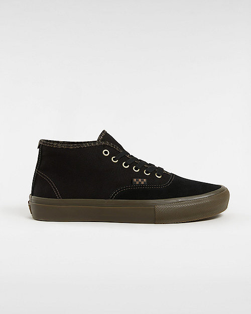 VANS Skate Authentic Mid Shoes (black/gum) Unisex Black - VN0007PHB9M
