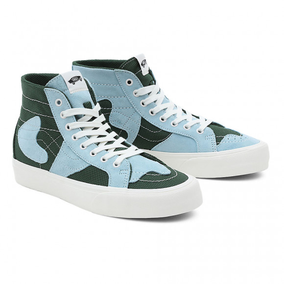 Sk8-Hi WP VR3 LX 'Patchwork - Green Blue' - VN0007QGGRN