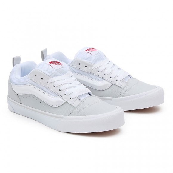 VANS Knu Skool Shoes (retro Skate White/red) Men,women Grey - VN0009QCYF9