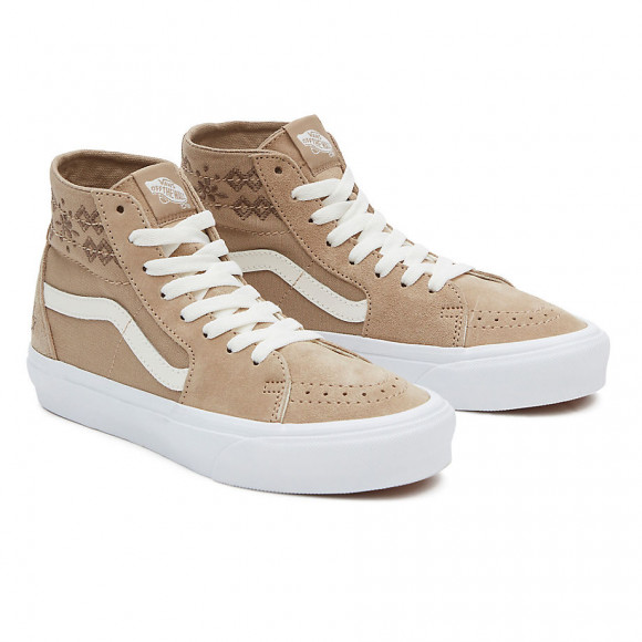 vans Dropping Sk8-hi Tapered Shoes (craftcore Incense) Men,shoes Brown - VN0009QP4MG