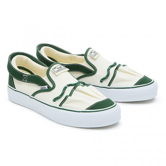 VANS Ténis Vault By Vans X Nicole Mclaughlin Slip-on Vr3 Lx (white/green) Men,women Verde - VN0009VYWGR