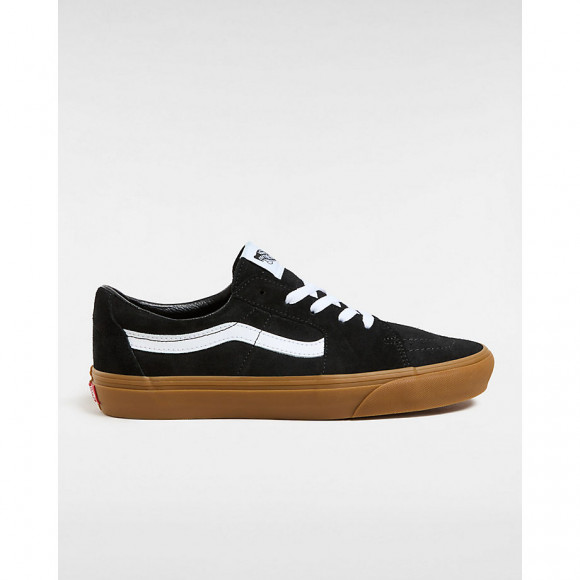 VANS Ténis Em Pele Sk8-low Premium (black/gum) Unisex Preto - VN000BVXB9M