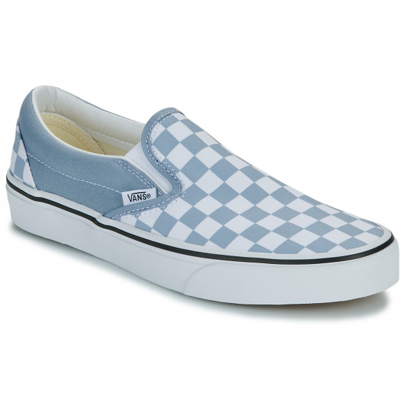 Vans  Slip-ons (Shoes) Classic Slip-On COLOR THEORY CHECKERBOARD DUSTY BLUE  (women) - VN000BVZDSB1