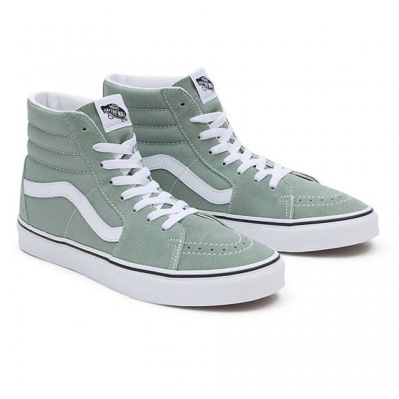 vans Skool Color Theory Sk8-hi Shoes (color Theory Iceberg Green) Men,women Green - VN000BW7CJL