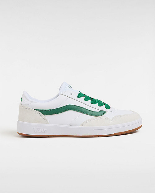 VANS Cruze Too Comfycush Shoes (white/green) Unisex White - VN000CMTWGR