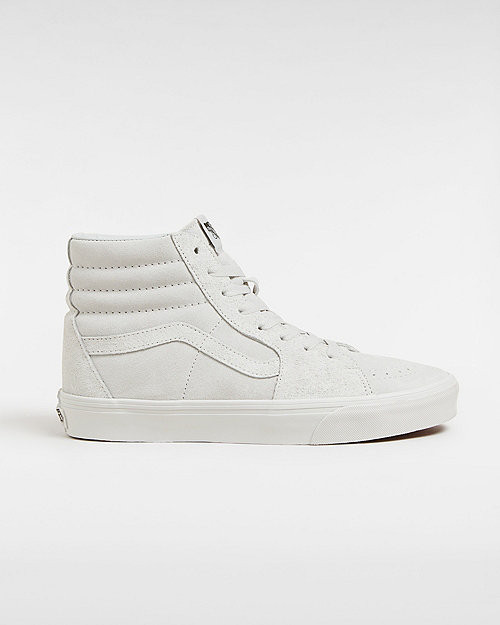 VANS Sk8-hi Suede Mix Shoes (lunar Rock) Unisex White - VN000CMX7VF