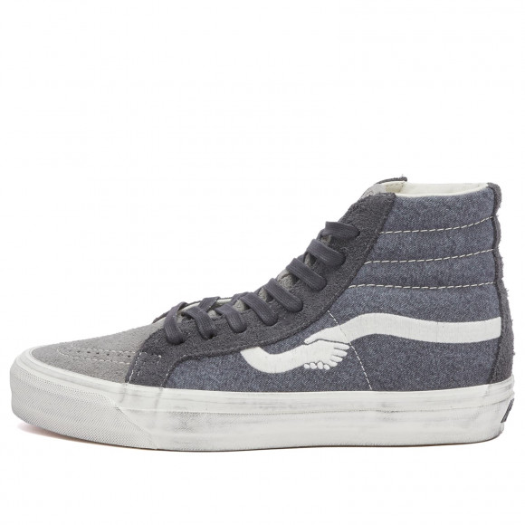 Vans Men's x Notre LX Sk8 Hi Reissue 38 in Notre Raven - VN000CR0RVN