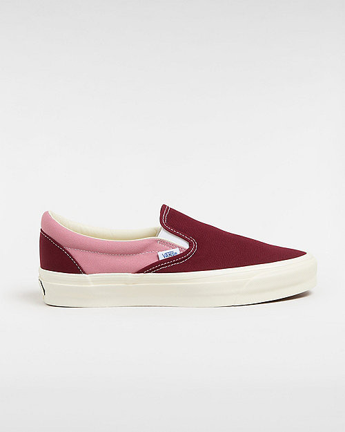 VANS Premium Slip-on 98 Shoes (maroon/pink) Unisex Pink - VN000CSE5T2