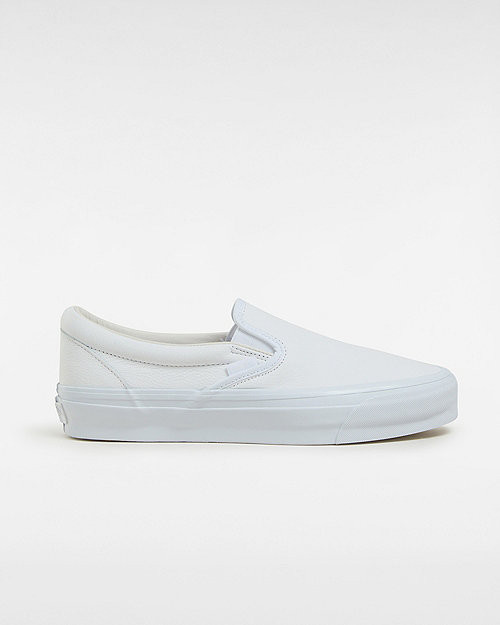 VANS Premium Slip-on 98 Schuhe (lx Leather White/white) Unisex Weiß - VN000CSEWWW