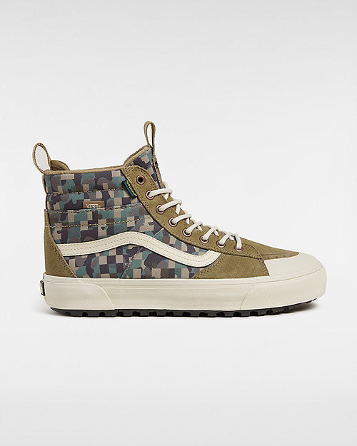 VANS Mte Sk8-hi Waterproof Camo/checkerboard (camo/checkerboa) Unisex Grey - VN000CVT0BU