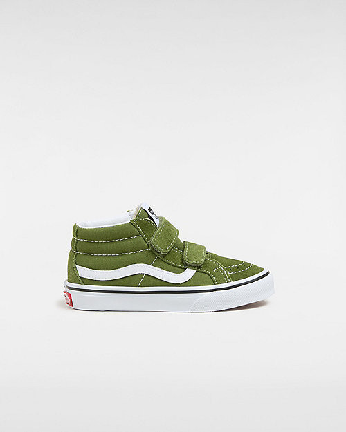 VANS Chaussures À Scratch Sk8-mid Reissue Enfant (4-8 Ans) (pesto) Enfant Vert - VN000CYFCIB