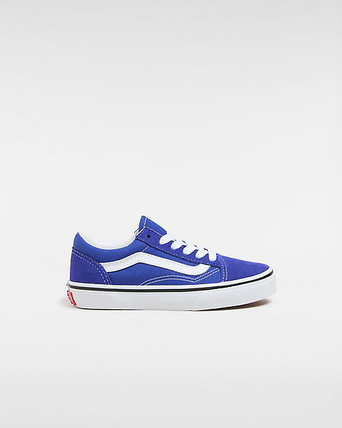 VANS Kleine Kinder Old Skool Schuhe (4-8 Jahre) (surf The Web) Kinder Blau - VN000CYVCG4