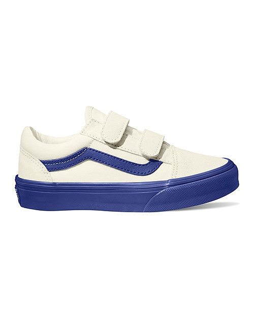 VANS Scarpe Con Strappo Bambino/a Old Skool (4-8 Anni) (surf The Web) Bambino Blu - VN000CYWCG4